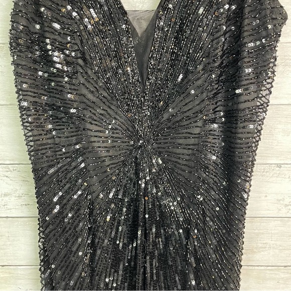 Mac Duggal Black Sequin Gown - Picture 6 of 15